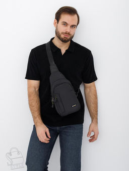 Рюкзак мужской текстильный 82057 black Aotian