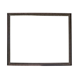 Рама для картин (зеркал) 40×50×2.7 см, пластиковая, Calligrata 6472, мокрый асфальт