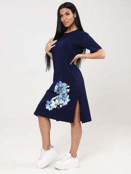 IV-CAPRIZ Антуриум - туника чернильный