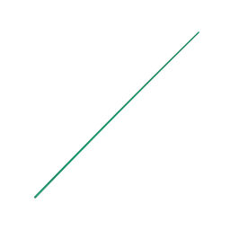 Цена за 10 шт. Колышек для подвязки растений, h=150 см, d=1 см, металл, зелёный, Greengo
