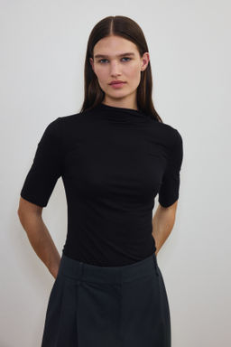 Camiseta con cuello perkins Warming Slim Fit - H&m фото 7