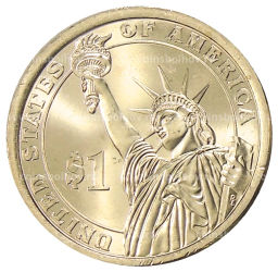 Монета 1 доллар 2015 года Р США 33-й президент США Гарри Труман