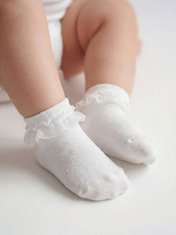 T?ll? F?rf?rl? K?z Bebek Patik ?orap 3l?