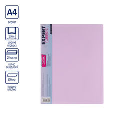 Expert Complete Trend Pastel Pastel Папка с вкладышами 20 л. A4 600 мкм 20 мм диагональ 6 шт. лиловый EC27041720