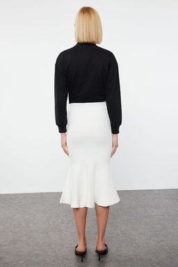 TRENDYOLMILLA Kemik Premium Iplik/Ozel Iplik Midi Boy Triko Etek TWOAW25ET00001  фото 5