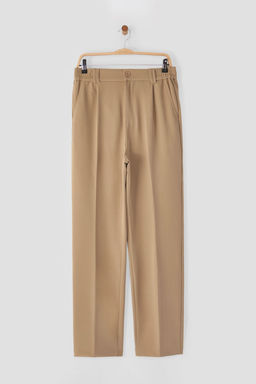 TRENDYOL MAN Bej Wideleg Baggy Rahat Kal?p Dokuma Kumas Pantolon TMNSS25PL00007 - Trendyolmilla фото 9