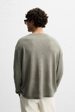 100% LINEN SWEATER - Zara фото 11