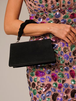 Сумка замшевая Deboro 30715 черная