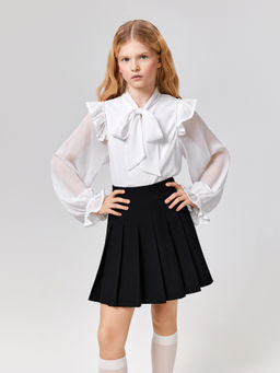 ACOOLA / Блузка детская для девочек Ingrid белый