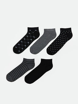 Desenli Erkek Patik ?orap 5li