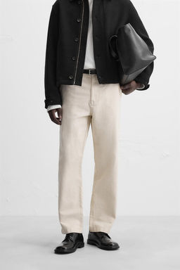 STRAIGHT-LEG TWILL TROUSERS - Zara фото 2