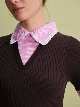 Двухслойный джемпер из вискозы / Zarina