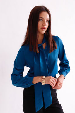 Martichelli Блуза синяя  фото 11