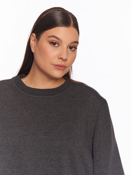 Свитшот с объемными рукавами SV01502MEL22 - Артесса фото 4