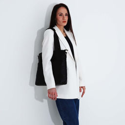 Сумка женская TEXTURA, шоппер, большой размер, цвет чёрный  фото 8