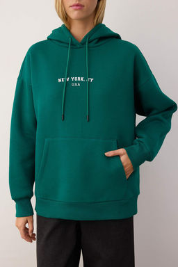 Zumrut Yesili Orme Sweatshirt TWOAW26SW00184 - Trendyolmilla фото 3