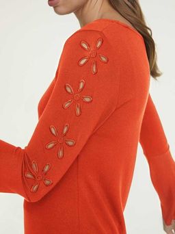 Пуловер, оранжевый - Heine фото 3