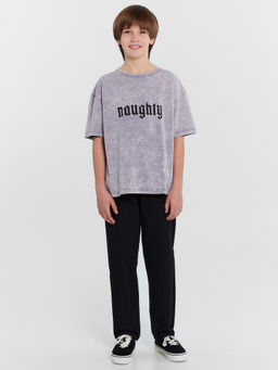 Футболка для мальчиков серая с эффектом acid wash - Mark formelle фото 3