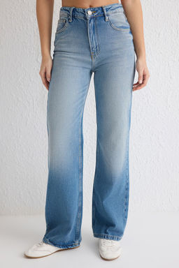 Mavi More Sustainable Yuksek Bel Wide Leg Jeans TWOSS25JE00054 - Trendyolmilla фото 3