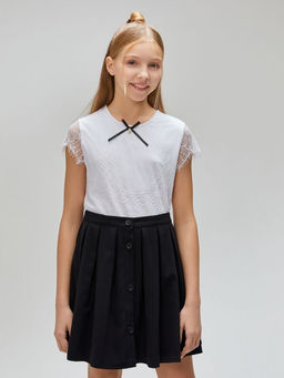 ACOOLA / Блузка детская для девочек Tya белоснежный
