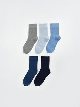 Basic Erkek ?ocuk Soket ?orap 5li
