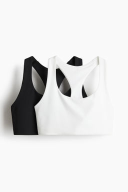 Pack de 2 sujetadores de deporte Medium support - H&m фото 2