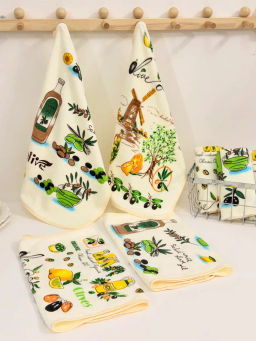 (цена за 12 шт) Набор кухонных полотенец 12 шт, 30х60 см - Birhome фото 2