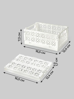 ЯЩИК СКЛАДНОЙ STOCKY S 165х124х73ММ, 1,2Л (Белый) - Econova фото 11