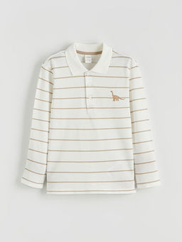 Polo Yaka ?izgili Erkek ?ocuk Ti??rt