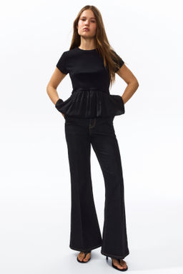 Bootcut High Waist Jeans - H&m фото 3