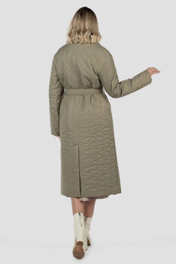 Пальто женское демисезонное (пояс) - El podio фото 6