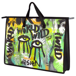 Папка для чертежей и рисунков пластиковая арт. 62514/ 12 НАСТЕННАЯ ЖИВОПИСЬ (полипропилен, формат А3