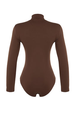 Kahverengi Bal?kc? Yaka C?tc?tl? Orme Body TWOAW21BD0008