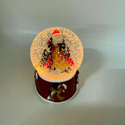 Новогодний декор - Снежный шар 16 см (стекло, свет, музыка) в ассортименте - Ип лебедев о.ю фото 7