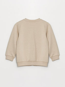 Kolej Yaka Uzun Kollu Basic Erkek Bebek Fermuarl? Sweatshirt - Waikiki фото 2