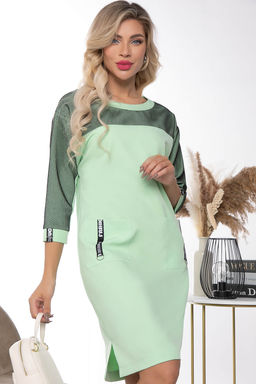 Платье Модная Леди (мята) П7719 - Lt collection фото 8