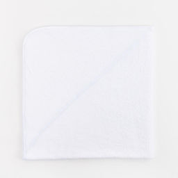 Полотенце уголок махровое Крошка Я 85х85 см, цвет белый, 100% хлопок, 320 г/м  фото 5