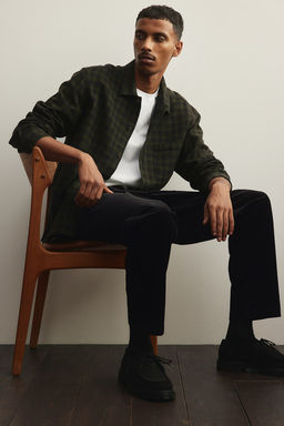 Pantalon de pana Regular Fit - H&m фото 4