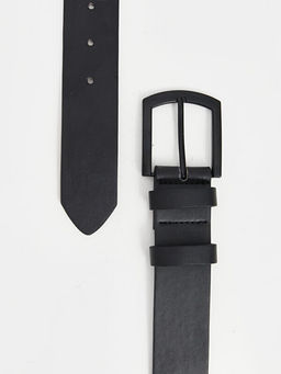 Deri G?r?n?ml? Erkek Kemer