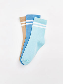 ?izgili Erkek Bebek Soket ?orap 3l?