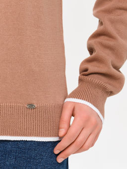 Джемпер вязаный с карманом - Stilla фото 12