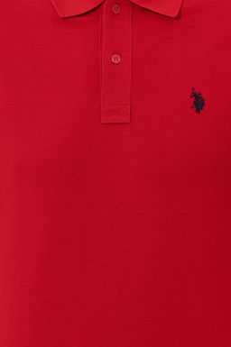 Erkek K_rm_z_ Basic Polo Yaka Ti__rt