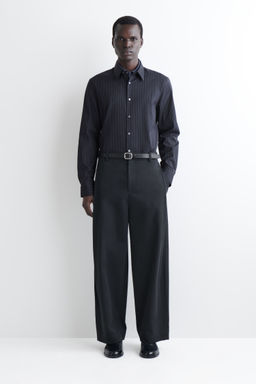 CAMISA SASTRE DE POPELINA DE ALGOD?N SLIM FIT - H&m фото 6