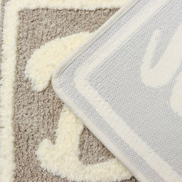 Коврик для ванной и туалета SAVANNA Bath, 50?80 см, бежевый  фото 5