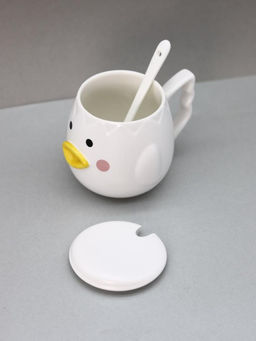 Кружка Cutie duckling, serious, white (400 ml)