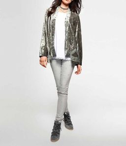 Блейзер, серебристый - Linea tesini фото 3