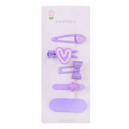 Набор заколок для волос "Смайлики" в пакете