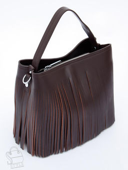 Сумка женская кожаная 2385-1Y coffee Polina&Eiterou  в Новосибирске