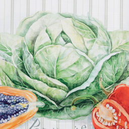 Скатерть Этель Vegetable 220х147 см, 100% хлопок, репс 210 г/м2  фото 7