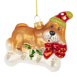 Новинка Украшение новогоднее "Собачка", L10 W4 H9,5 см